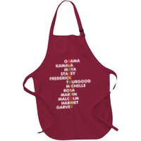 Important Black History Leaders Celebrate Black History Apron