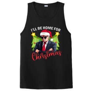 ILl Be Home For Christmas Santa Claus Trump 2024 PosiCharge Competitor Tank