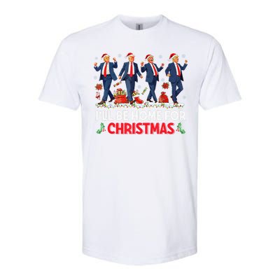 ILl Be Home For Christmas Santa Funny Trump Xmas Pajamas Softstyle CVC T-Shirt