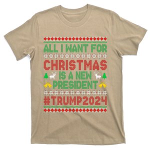 I’Ll Be Home For Christmas Trump 45 47 Winner President 2024 T-Shirt