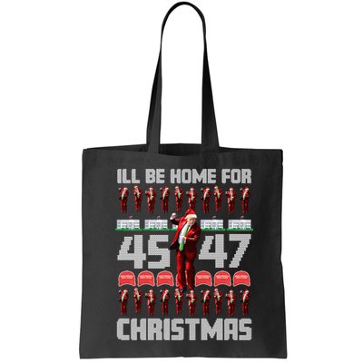ILl Be Home For Christmas Donald Trump 4547 Maga Trump Dance Ugly Christmas Bag