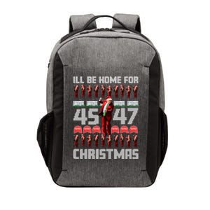 ILl Be Home For Christmas Donald Trump 4547 Maga Trump Dance Ugly Christmas Vector Backpack