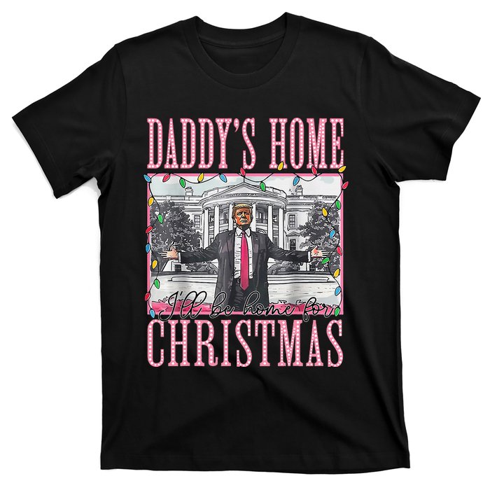 ILl Be Home For Christmas Santa Funny Trump Xmas Pajamas T-Shirt