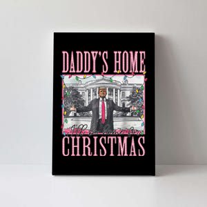 ILl Be Home For Christmas Santa Funny Trump Xmas Pajamas Canvas