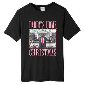 ILl Be Home For Christmas Santa Funny Trump Xmas Pajamas Tall Fusion ChromaSoft Performance T-Shirt