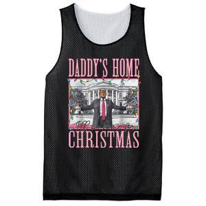 ILl Be Home For Christmas Santa Funny Trump Xmas Pajamas Mesh Reversible Basketball Jersey Tank