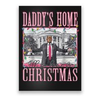 ILl Be Home For Christmas Santa Funny Trump Xmas Pajamas Poster