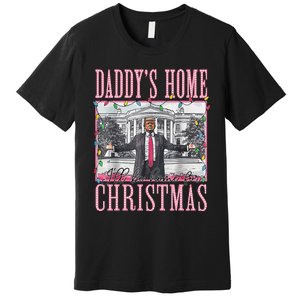 ILl Be Home For Christmas Santa Funny Trump Xmas Pajamas Premium T-Shirt