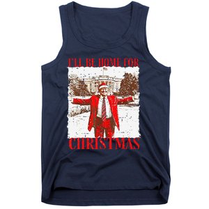 ILl Be Home For Christmas Funny Trump 2024 Xmas Pjm Tank Top