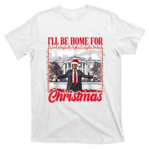 ILl Be Home For Christmas Santa Funny Trump Xmas Pajamas T-Shirt