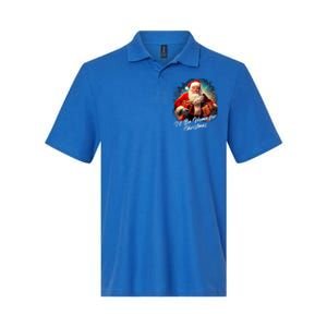 ILl Be Home For Christmas – Trump Santa Funny Graphic Cool Gift Softstyle Adult Sport Polo