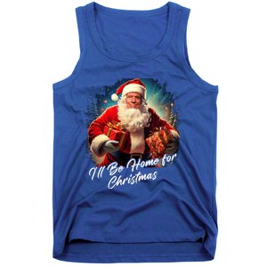 ILl Be Home For Christmas – Trump Santa Funny Graphic Cool Gift Tank Top