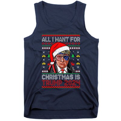 I’Ll Be Home For Christmas Trump 2024 DaddyS Home Trump 47 Tank Top