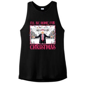 ILl Be Home For Christmas Ladies PosiCharge Tri-Blend Wicking Tank