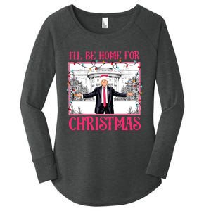 ILl Be Home For Christmas Women's Perfect Tri Tunic Long Sleeve Shirt