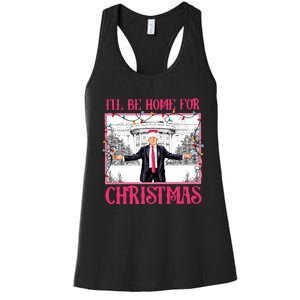 ILl Be Home For Christmas Women's Racerback Tank