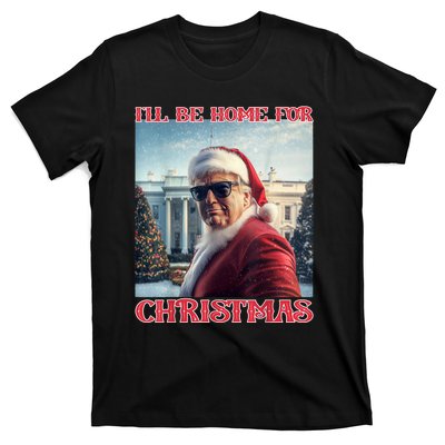 ILl Be Home For Christmas Trump Santa Selfie White House T-Shirt