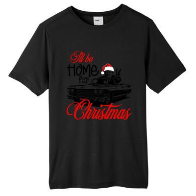 ILl Be Home For Christmas Xmas Trump Pajamas Holiday Santa Gift Tall Fusion ChromaSoft Performance T-Shirt