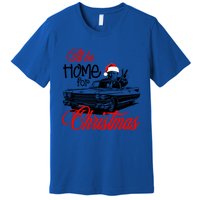 ILl Be Home For Christmas Xmas Trump Pajamas Holiday Santa Gift Premium T-Shirt