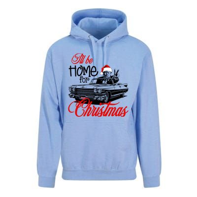 ILl Be Home For Christmas Xmas Trump Pajamas Holiday Santa Gift Unisex Surf Hoodie