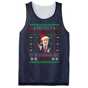 I’Ll Be Home For Christmas Trump 2024 DaddyS Home Trump 47 Mesh Reversible Basketball Jersey Tank