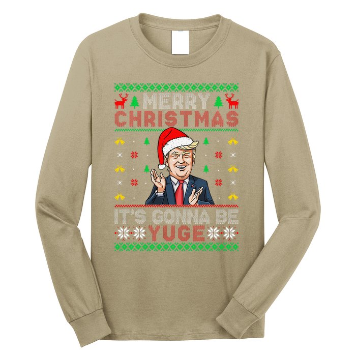 I’Ll Be Home For Christmas Trump 2024 DaddyS Home Trump 47 Long Sleeve Shirt