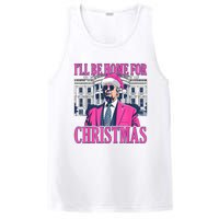 ILl Be Home For Christmas Funny Donald Trump Pajamas Xmas PosiCharge Competitor Tank