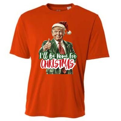 ILl Be Home For Christmas Trump Xmas 2024 Cool Gift Cooling Performance Crew T-Shirt