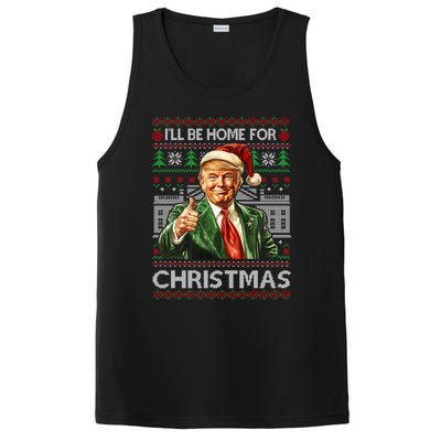 ILl Be Home For Christmas Xmas Trump Pajamas Holiday Santa Meaningful Gift PosiCharge Competitor Tank