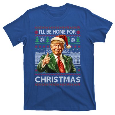 ILl Be Home For Christmas Xmas Trump Pajamas Holiday Santa Meaningful Gift T-Shirt