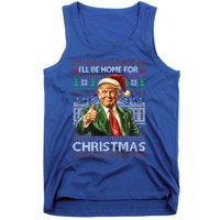 ILl Be Home For Christmas Xmas Trump Pajamas Holiday Santa Meaningful Gift Tank Top