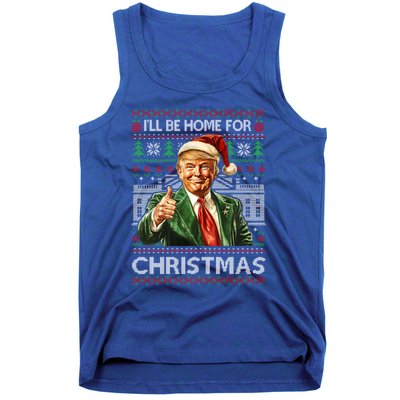 ILl Be Home For Christmas Xmas Trump Pajamas Holiday Santa Meaningful Gift Tank Top