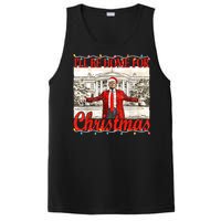 IIi Be Home For Christmas Funny Trump Santa 2024 Christmas PosiCharge Competitor Tank