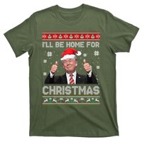 ILl Be Home For Christmas Santa Funny Trump Xmas Pajamas T-Shirt