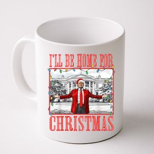 ILl Be Home For Christmas Santa Funny Trump Xmas Pajamas Gift Coffee Mug