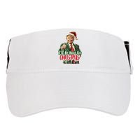 ILl Be Home For Christmas Santa Trump Xmas Pajamas Funny Adult Drive Performance Visor