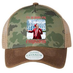 I’Ll Be Home For Christmas Funny Dancing Trump Republican Gift Legacy Tie Dye Trucker Hat