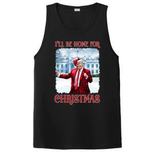 I’Ll Be Home For Christmas Funny Dancing Trump Republican Gift PosiCharge Competitor Tank