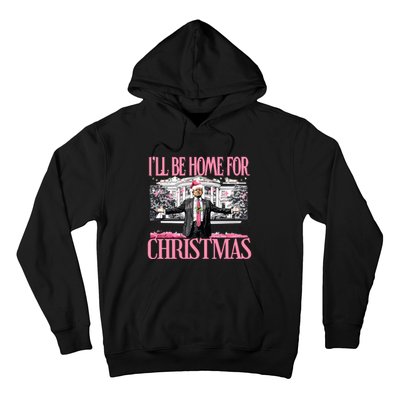 Ill Be Home For Christmas Donald Trump President Santa Claus Hoodie