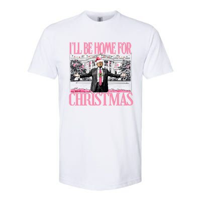 Ill Be Home For Christmas Donald Trump President Santa Claus Softstyle CVC T-Shirt