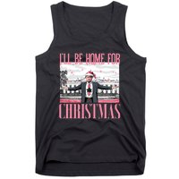 ILl Be Home For Christmas Funny Santa Claus Trump 2024 Tank Top