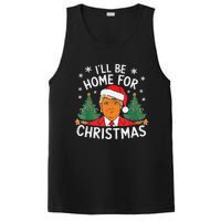 ILl Be Home For Christmas Funny Santa Claus Trump 2024 Xmas PosiCharge Competitor Tank