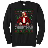 ILl Be Home For Christmas Xmas Trump Pajamas Holiday Santa Sweatshirt