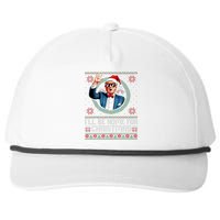 ILl Be Home For Christmas Funny Trump Ugly Xmas Sweaters Pj Snapback Five-Panel Rope Hat