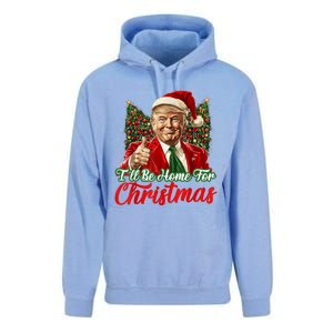 ILl Be Home For Christmas Xmas Trump Pajamas Holiday Santa Unisex Surf Hoodie