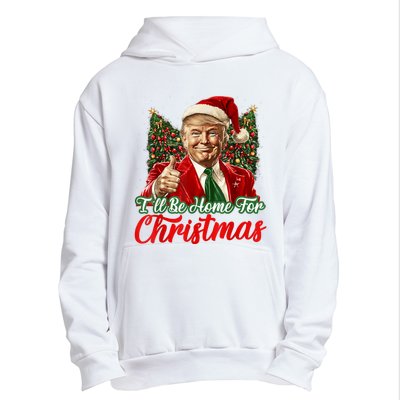 ILl Be Home For Christmas Xmas Trump Pajamas Holiday Santa Urban Pullover Hoodie