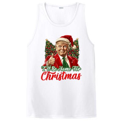 ILl Be Home For Christmas Xmas Trump Pajamas Holiday Santa PosiCharge Competitor Tank