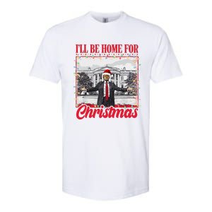 ILl Be Home For Christmas Santa Funny Trump Xmas Pajamas Gift Softstyle CVC T-Shirt