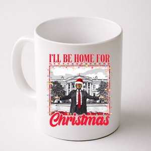 ILl Be Home For Christmas Santa Funny Trump Xmas Pajamas Coffee Mug