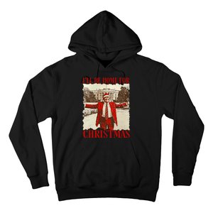 ILl Be Home For Christmas Xmas Trump Pajamas Holiday Santa Hoodie